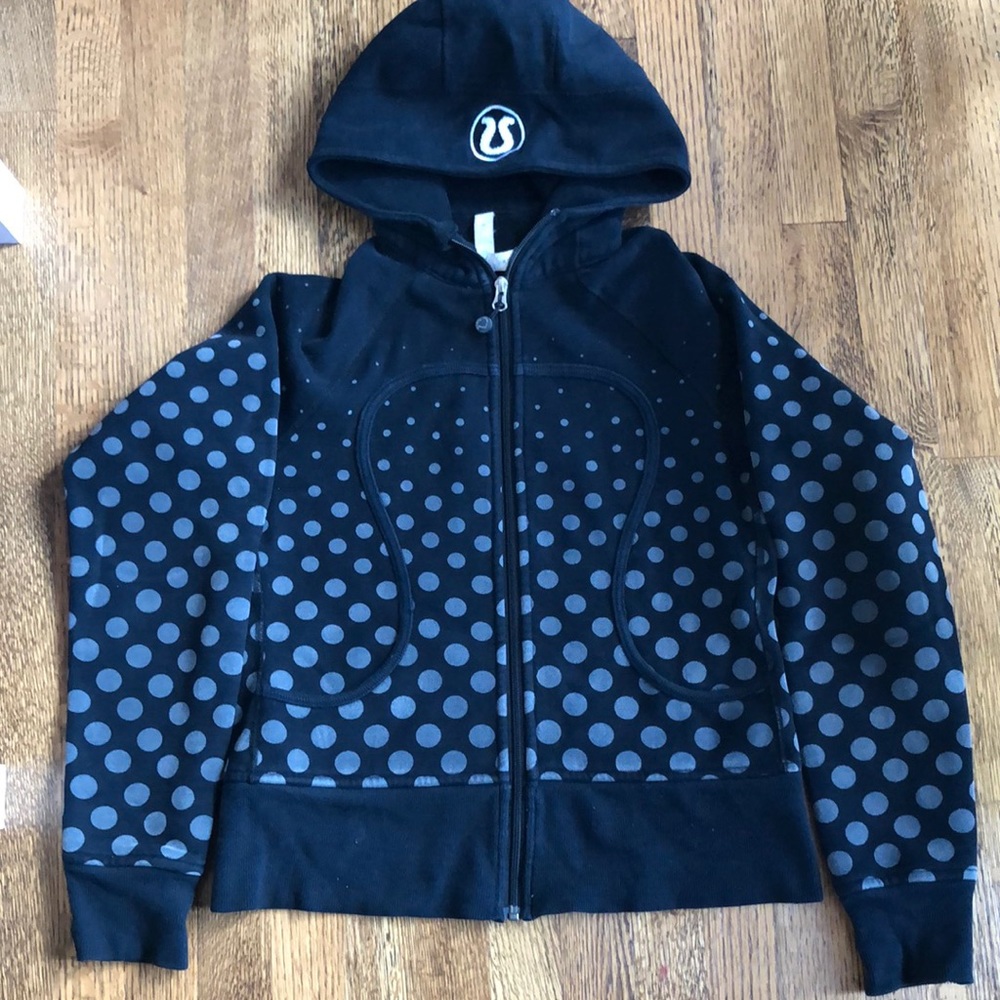 Black and Grey Polka Scuba